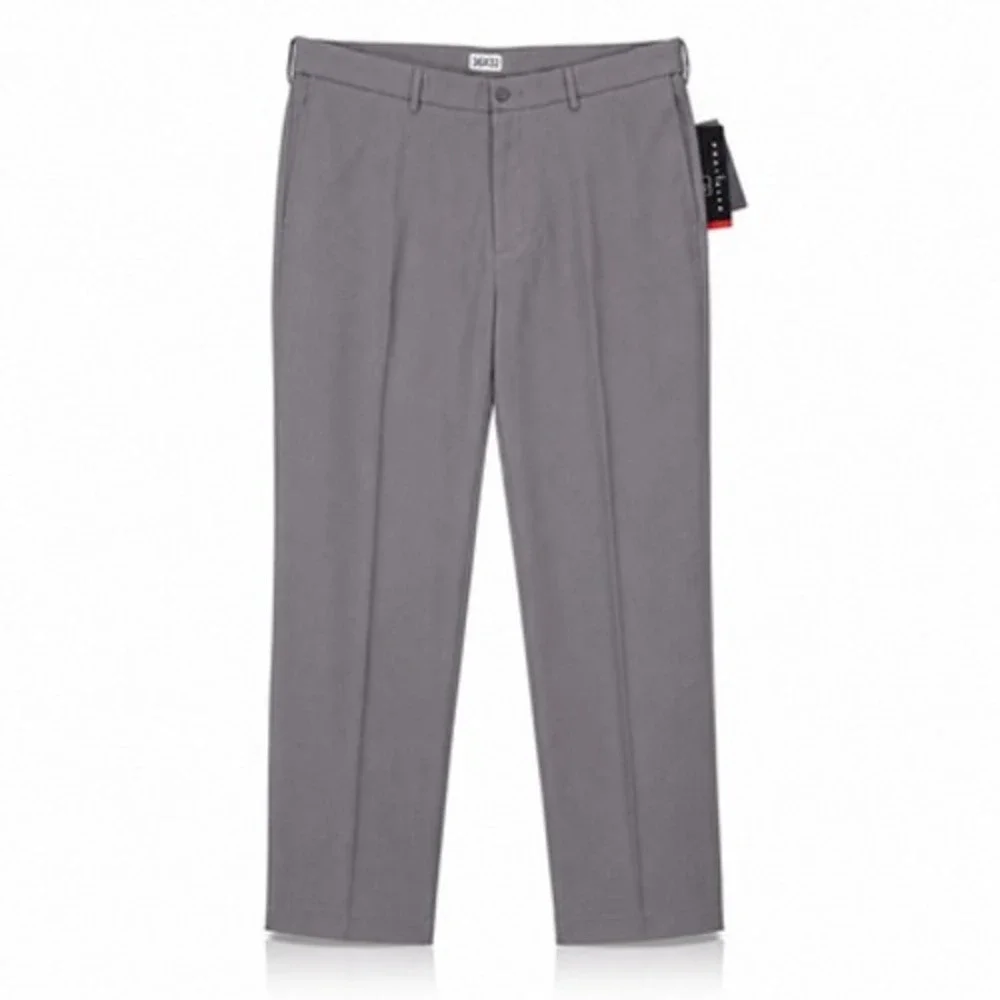 PGA TOUR Golf Pants Mens 36x32 Gray Expandable Waist Performance NWT